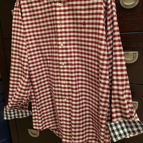 Brooks Brothers Garnet and white button down - Picture 4 of 4